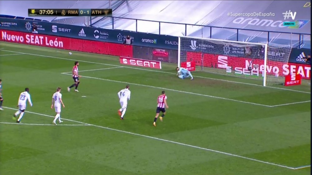 Raul Garcia made no mistake from 12 yards. Screenshot/Vamos