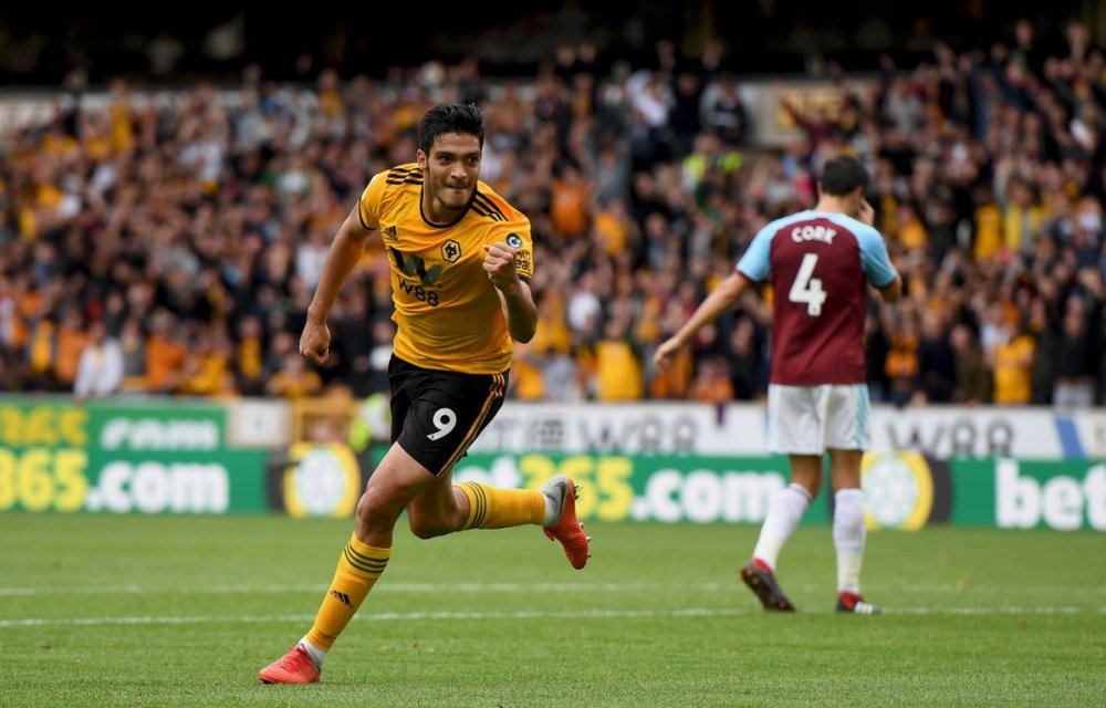 Raúl Jiménez acabó con su sequía goleadora. Twitter/Wolverhampton