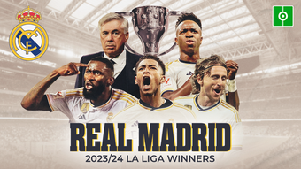 Real Madrid won La Liga on Saturday after beating Cadiz 3-0 before Girona defeated last year's champions Barcelona 4-2 to seal Los Blancos' triumph.