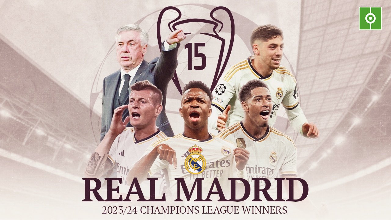 Madrid won their 15th Champions League title on Saturday. BeSoccer