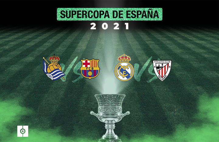 Supercopa da Espanha: Real Madrid-Athletic e Barcelona-Real Sociedad