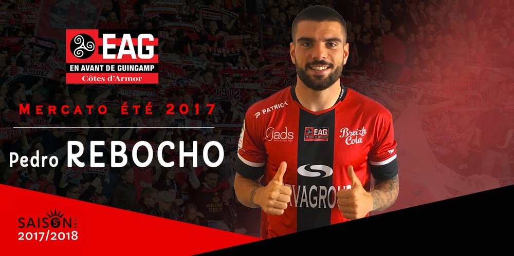Rebocho, nuevo jugador del Guingamp. EAGuingamp