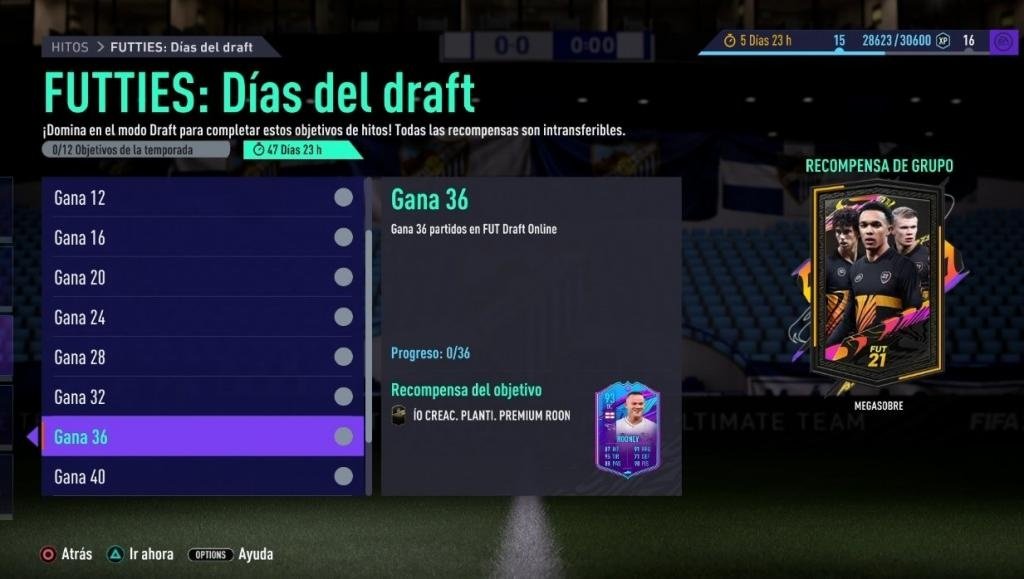 Recompensas del conjunto de desafíos 'FUTTIES: Días del Draft'. EA Sports