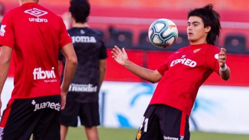 Luka Romero sueña con jugar junto a Messi. EFE