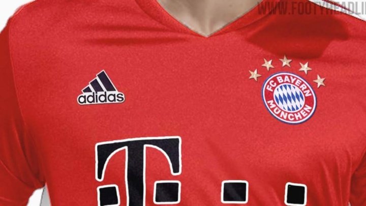 El Bayern pasará del negro al blanco como color complementario en 2022. FootyHeadlines