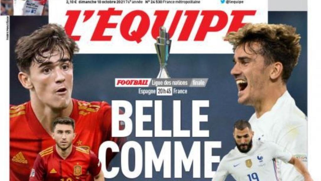 Gavi aparece en la portada de 'L'Équipe', Captura/L'Équipe
