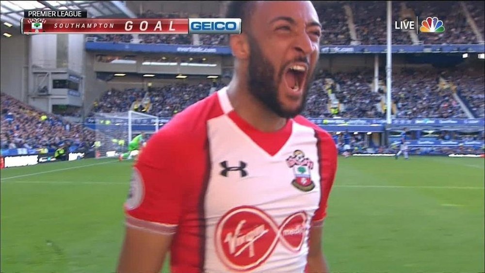 Redmond enjoyed his goal. Screenshot/NBC