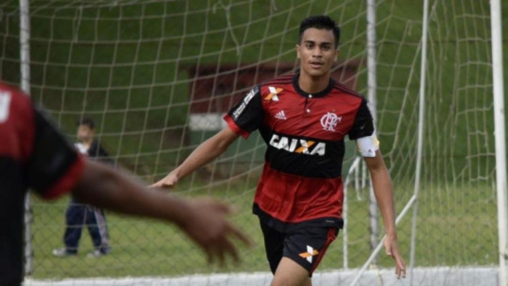 El Chelsea también quiere a Reinier. Twitter/Flamengo
