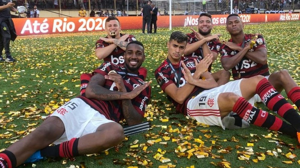 Reinier se hizo mayor en cuestión de meses. Twitter/Flamengo