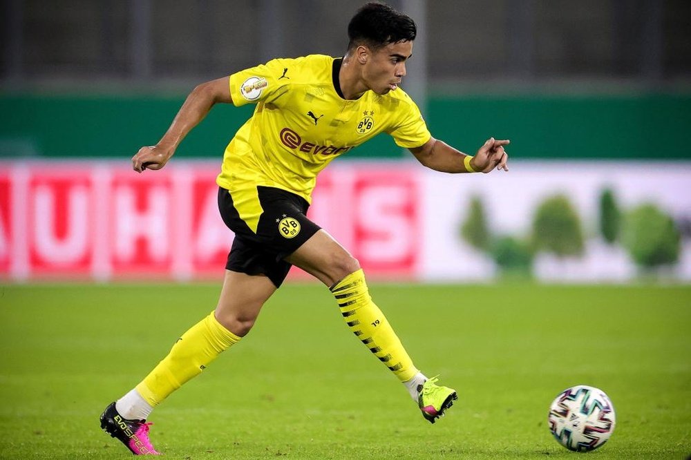Reinier habló tras su primer gol con el Borussia Dortmund. EFE