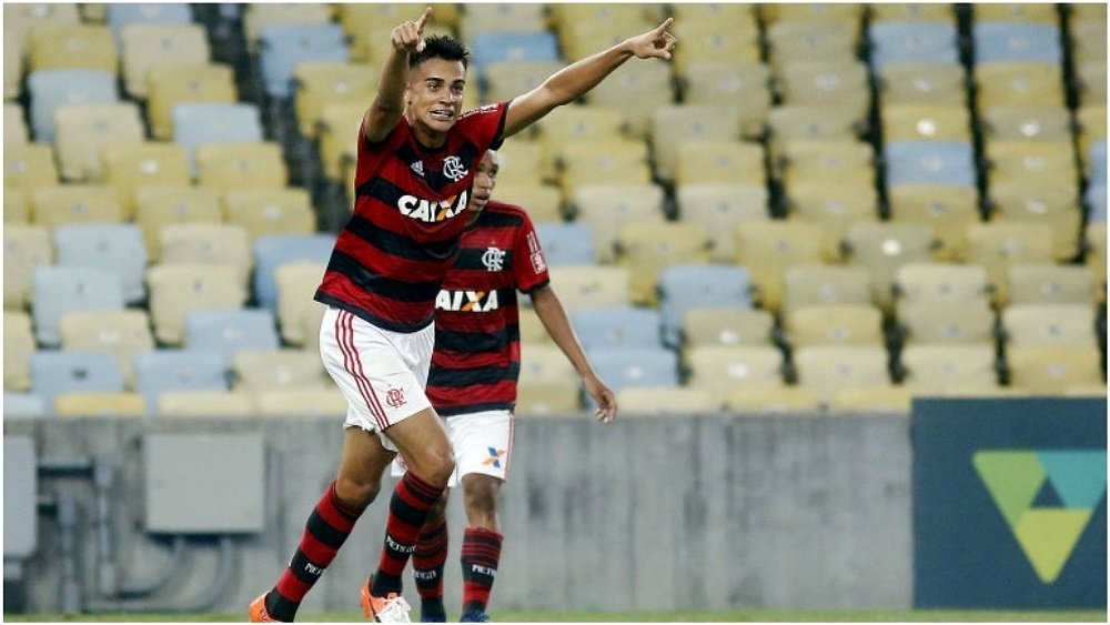 Il centrocampista del Flamengo Reinier accostato a Real e Atletico Madrid. Captura/Flamengo