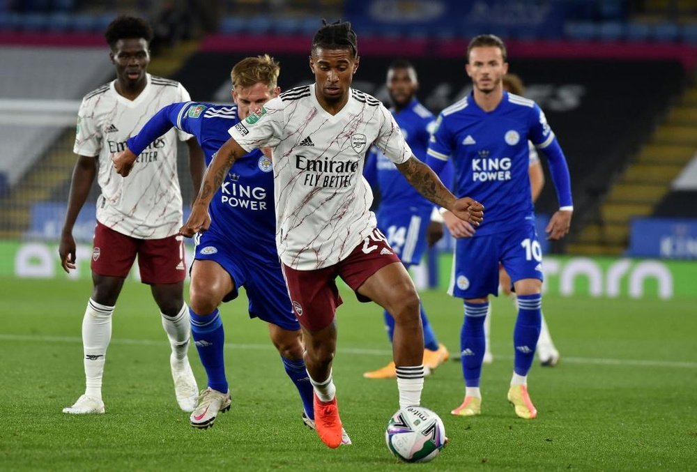 Reiss Nelson podría haber jugado en la Liga Española. EFE/EPA