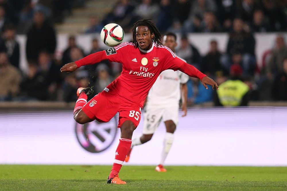 Renato, during a match with Benfica. SLBenfica
