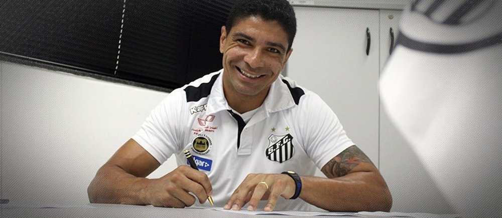 El brasileño llegó a Santos en 2014. SantosFC