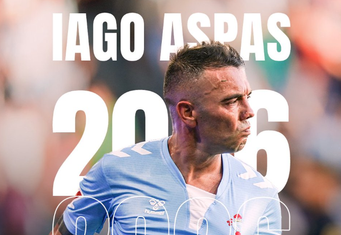 Renueva por Navidad: Iago Aspas, hasta 2026