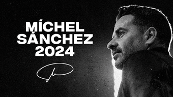 Míchel, atado hasta 2024. Twitter/GironaFC