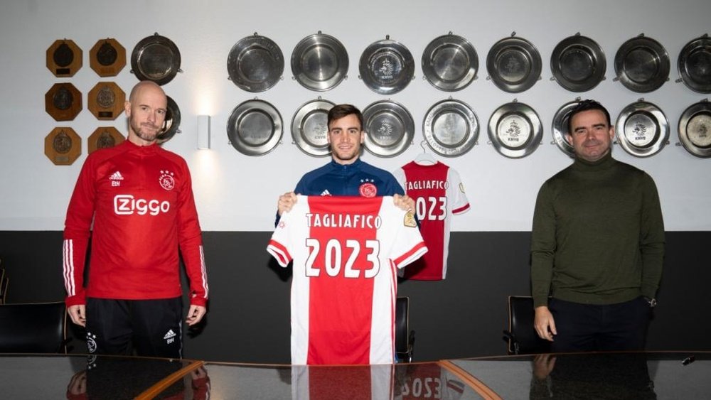 El Ajax ha renovado a Tagliafico hasta 2023. Twitter/AFCAjax