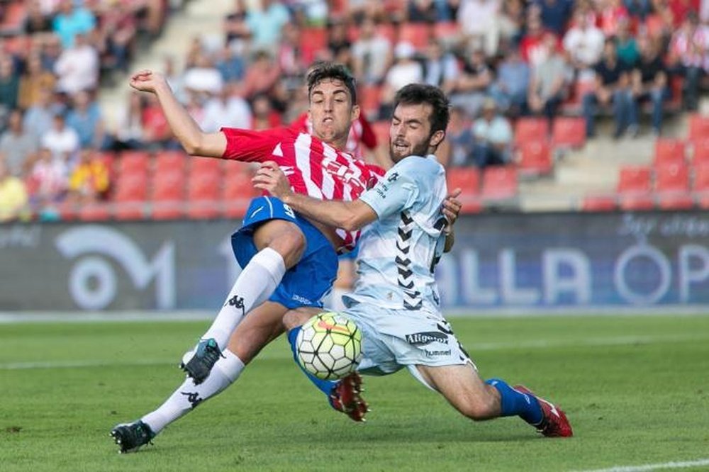 Reparto de puntos en el derbi regional de Segunda entre Girona y Llagostera. Twitter