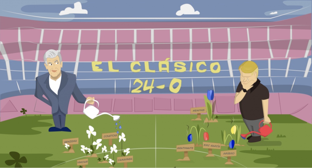 Koeman vs. Ancelotti en 'Clásicos'. BeSoccer