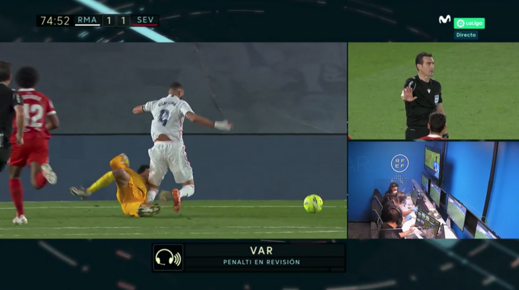 El penalti a Benzema que no valió