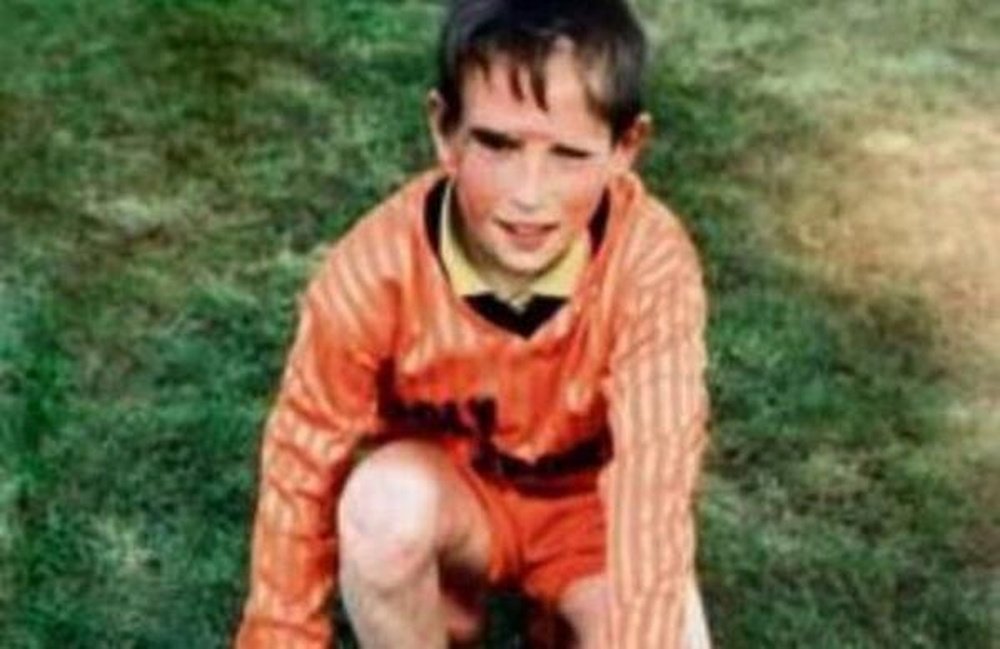 Ribery as a child. Twitter