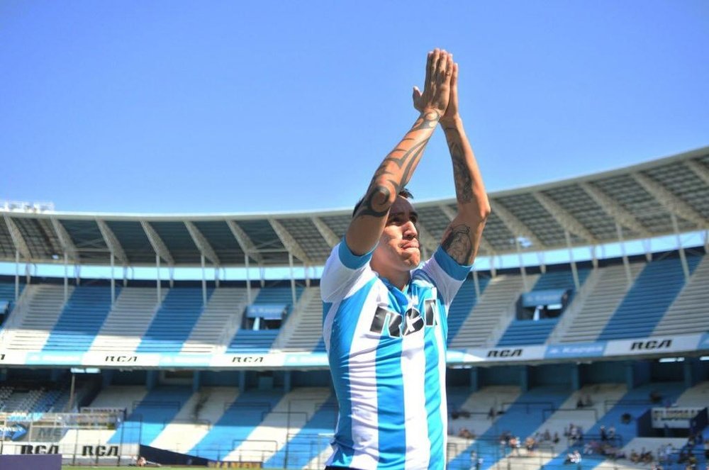 El delantero argentino ya puede volver a los terrenos de juego. Twitter/Centurion