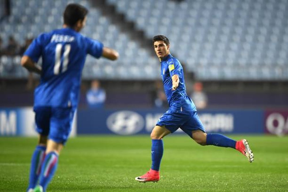 Orsolini jugará en el Atalanta este año. AFP
