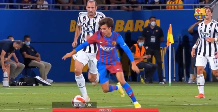 Riqui Puig responds to Chiellini's 'Clown' with a Barca-Juve friendly