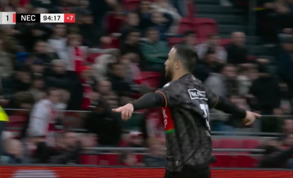 Róber está brillando en Países Bajos. Captura/AFCAjax