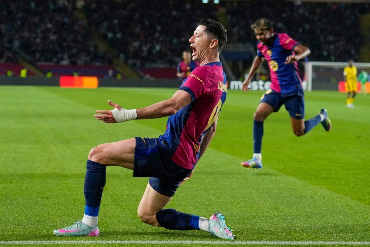Lewandowski llega a 105 entre los máximos goleadores de la Champions League