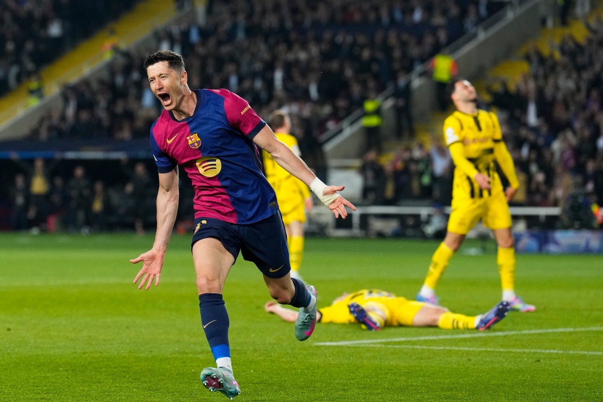 Lewandowski Barcelona Borussia Dortmund cuartos de final Champions