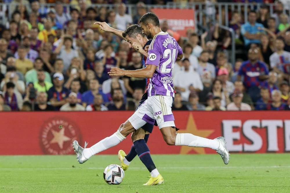 El Barcelona ganó 4-0 al Valladolid. EFE/Toni Albir