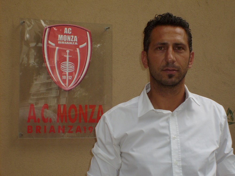 Roberto Cevoli, durante su presentación como entrenador del Monza. ACMonza