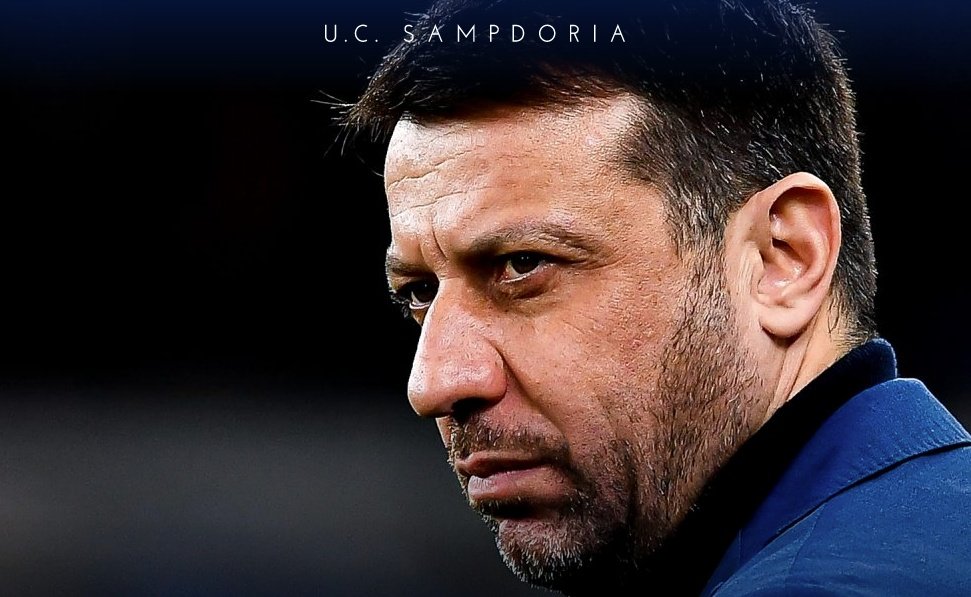 Roberto D'Aversa, a la Sampdoria. UCSampdoria