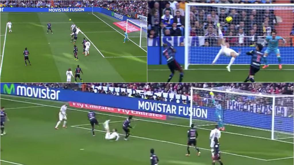 Cristiano Ronaldo Fantastic Bicycle Kick - Real Madrid vs Granada H on Make  a GIF