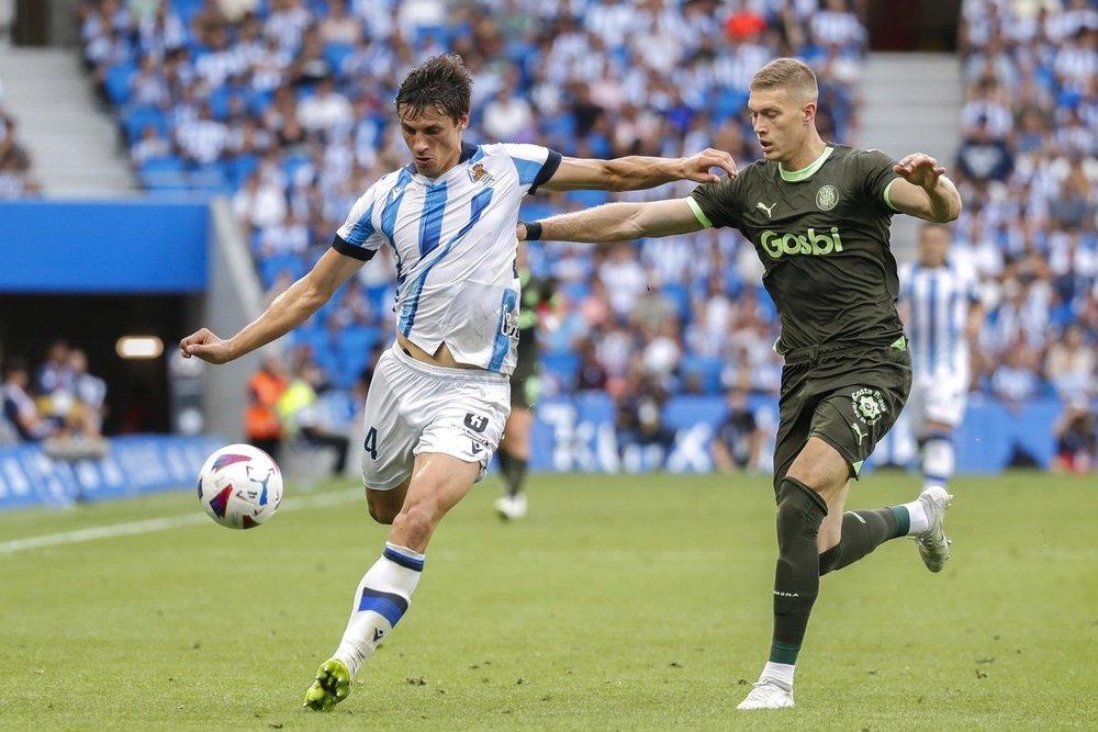 Robin Le Normand welcomes a move to Atletico Madrid. EFE
