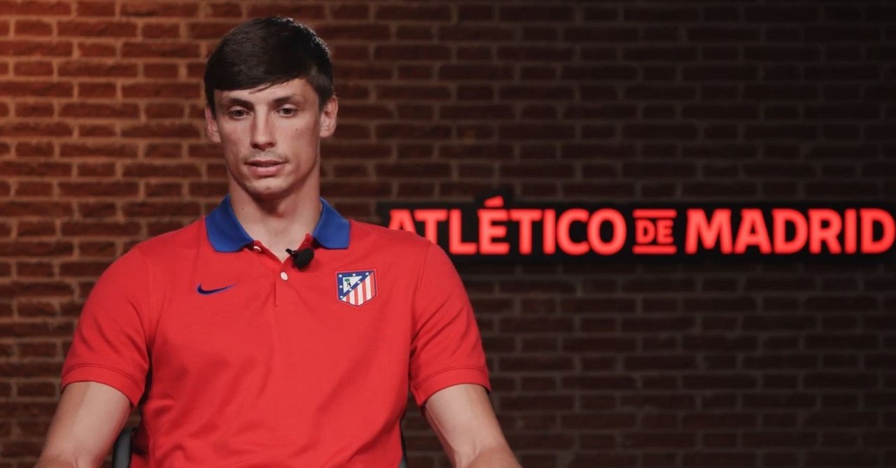 Le Normand is one of Atletico Madrid's new signings for next term. Screenshot/Atleti