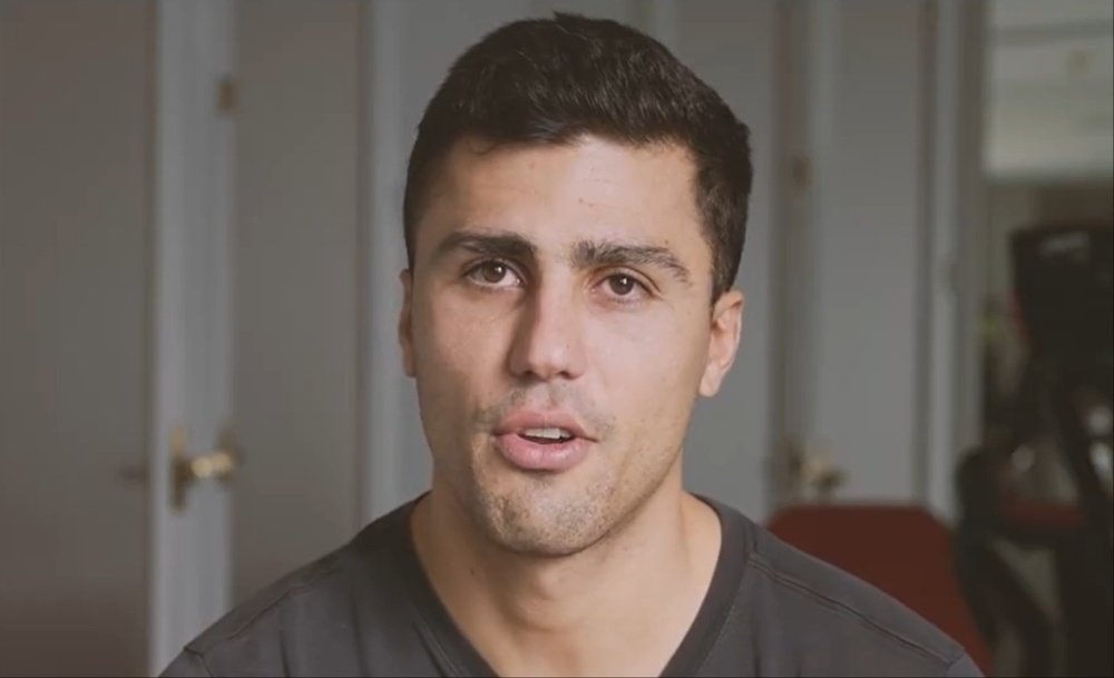 Rodri won the Ballon d'Or 2024 in October. Screenshot/RFEF