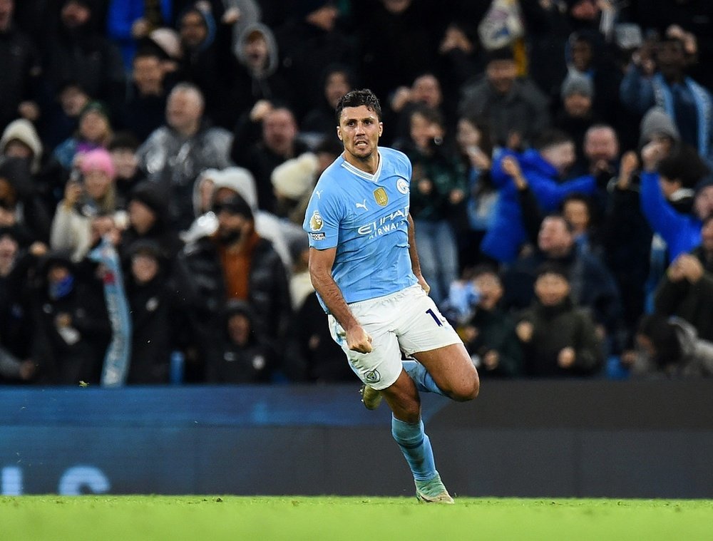 City's points-per-game average falls down from 2.37 to only 1.90 without Rodri. EFE