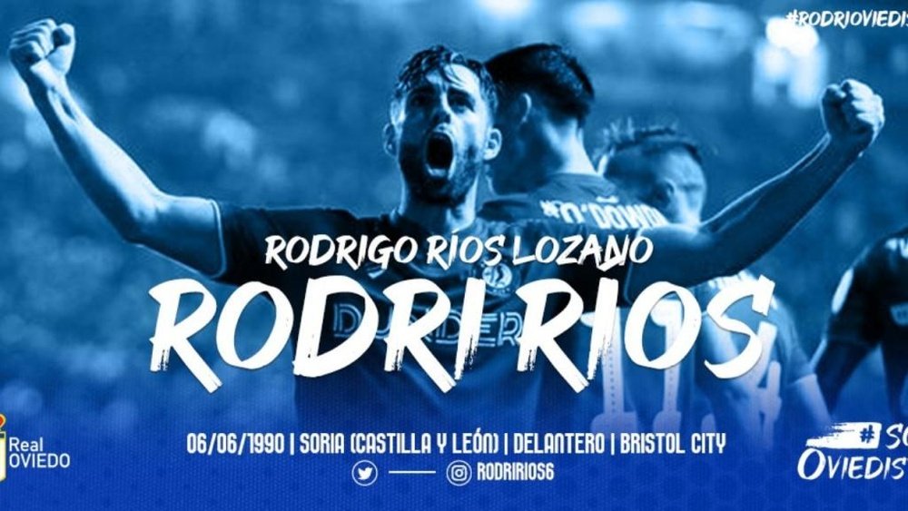 Rodri Ríos aterriza en el Real Oviedo. RealOviedo
