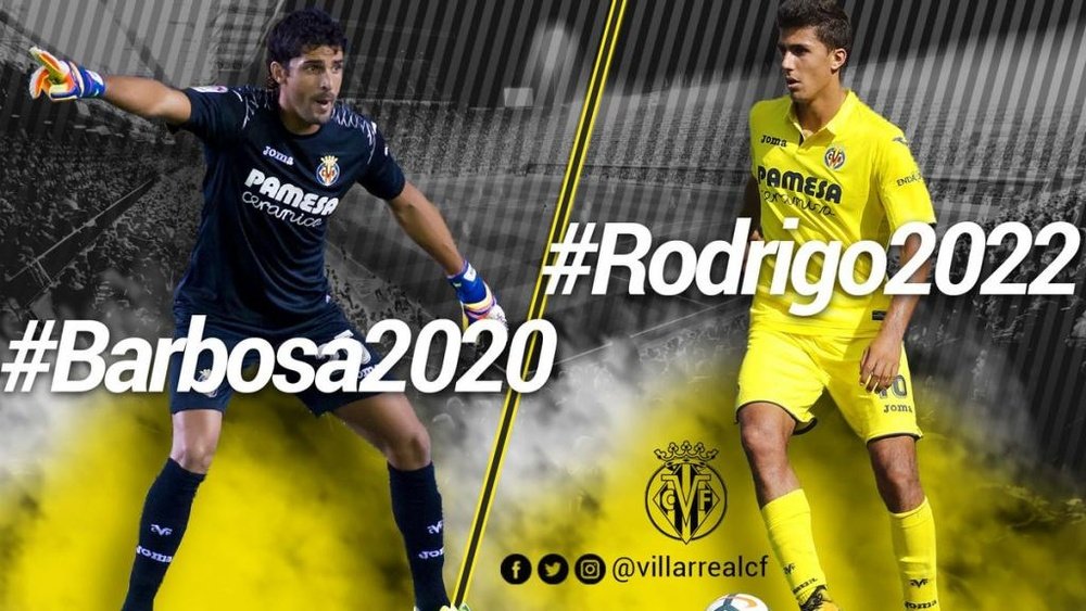 Barbosa y Rodri renovaron con el Villarreal. VillarrealCF