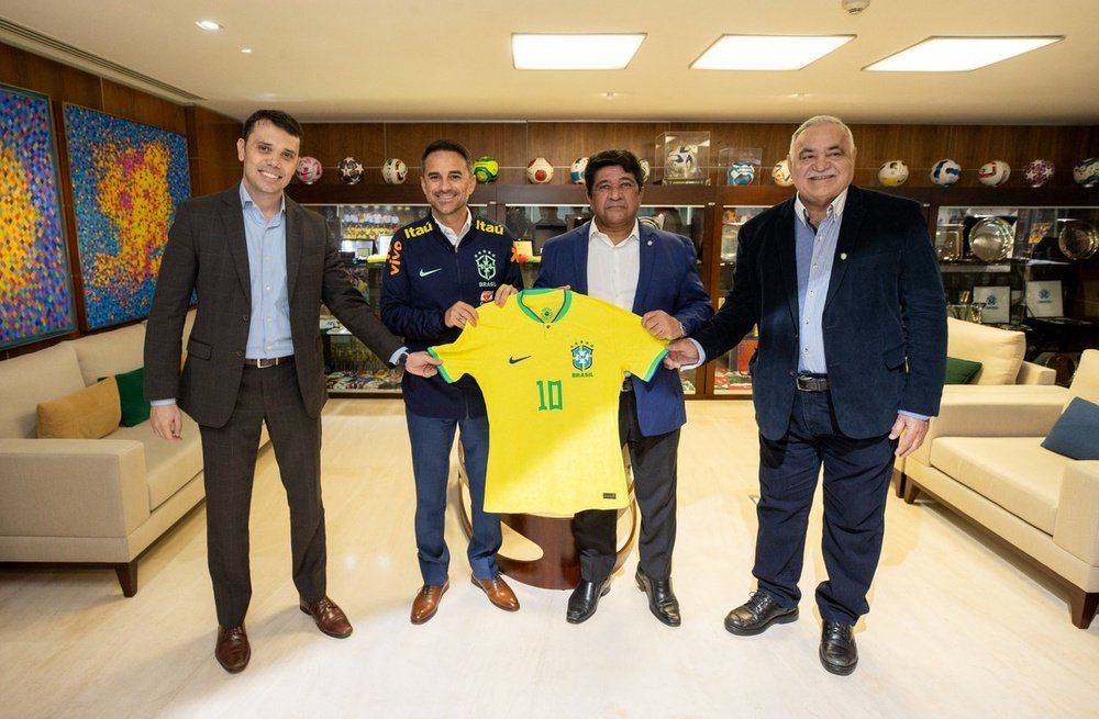 Rodrigo Caetano é o novo coordenador executivo geral das Seleções Masculinas. @CBF_Futebol/Lesley Ri