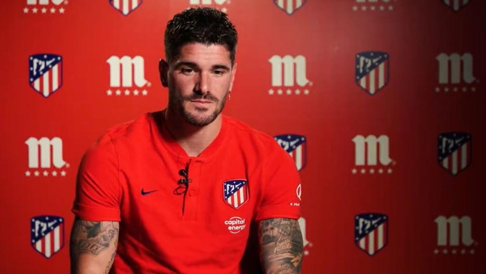De Paul está encantado de ser 'colchonero'. Captura/Atleti