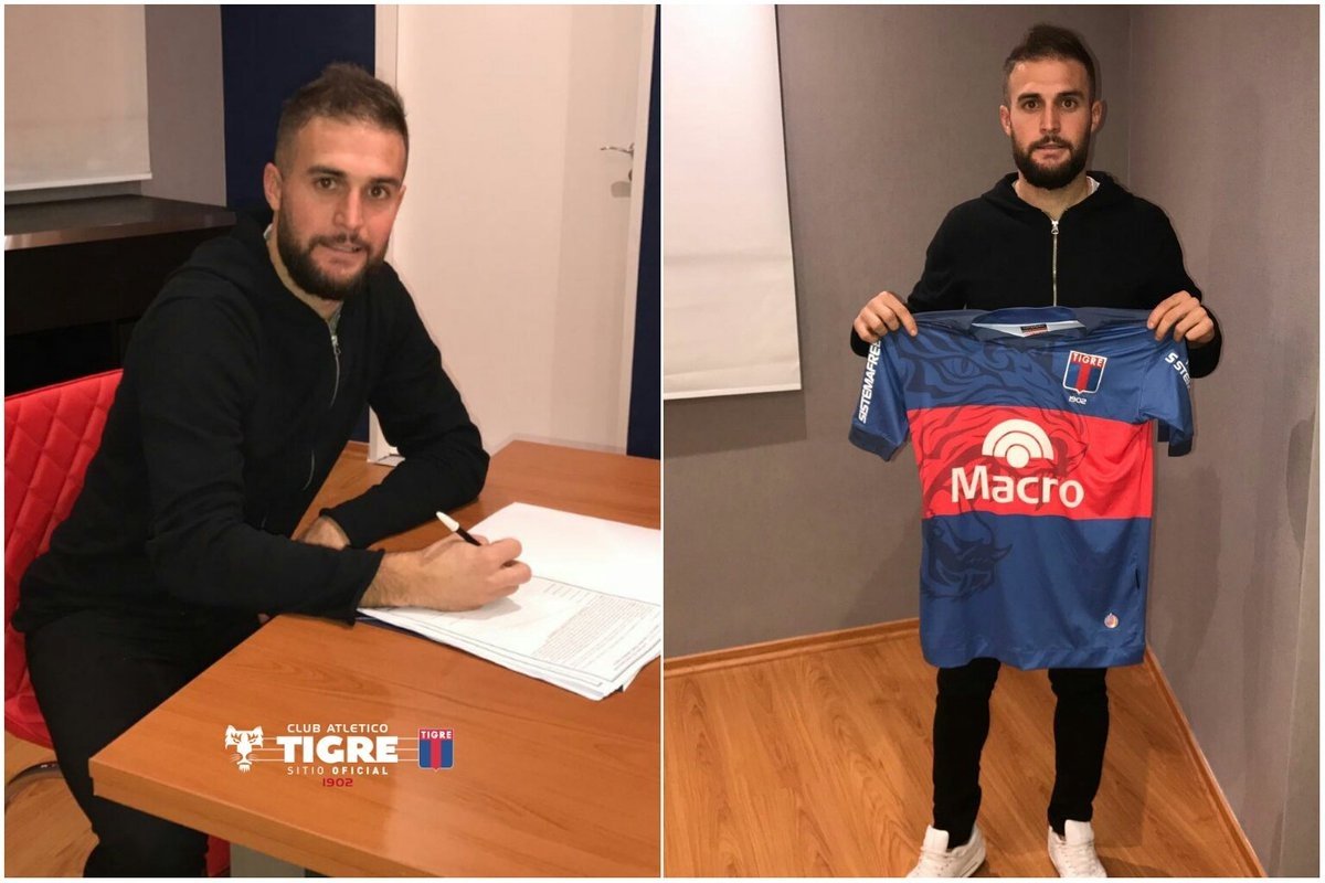 Depetris firma contrato por un año con Atlético Tigre. Catigreoficial