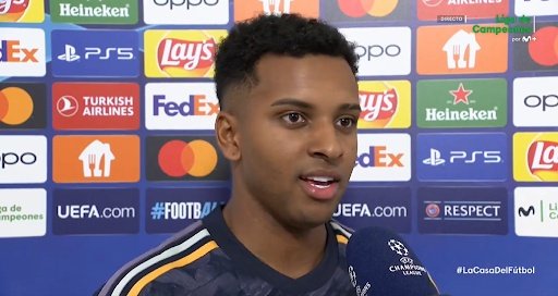 Para Rodrygo, el empate en Múnich es perfecto. Captura/MovistarLigadeCampeones