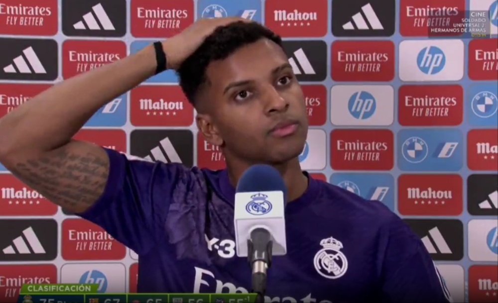 Rodrygo Goes addressed Mbappe's possible move to Real Madrid. Screenshot/RealMadridTV