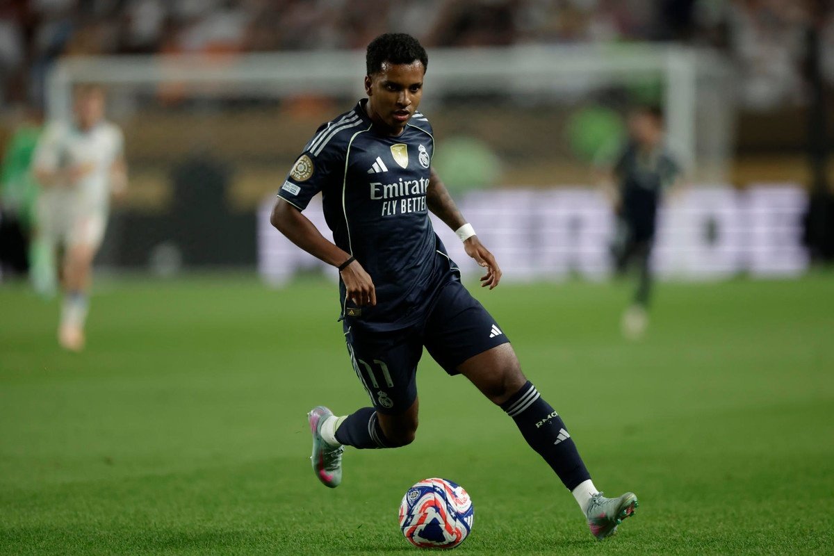 En Brasil dicen que el Barça quiere a Rodrygo. EFE/AndréCoelho