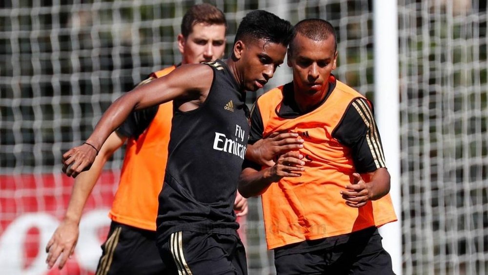 Rodrygo, James y Brahim participaron en la sesión con el Castilla. RealMadrid