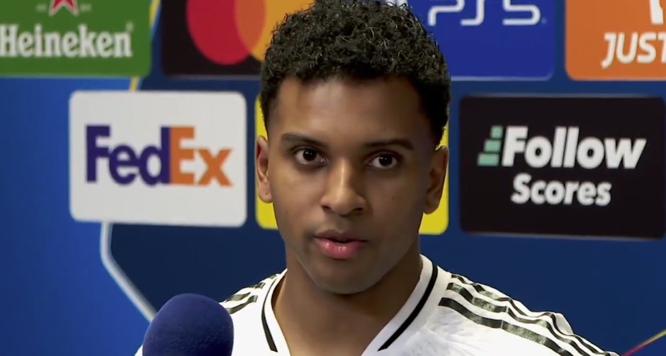 Rodrygo Goes was named MVP in Real Madrid's win over Atletico. Screenshot/Movistar+