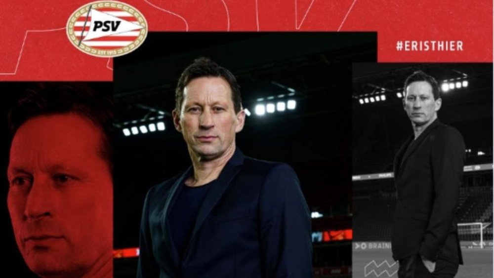 Roger Schmidt, novo técnico do PSV. Twitter/PSV